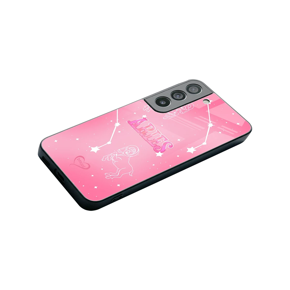 Aries Aura stylish phone case for samsung galaxy s22 | glossy glass and slim fit
