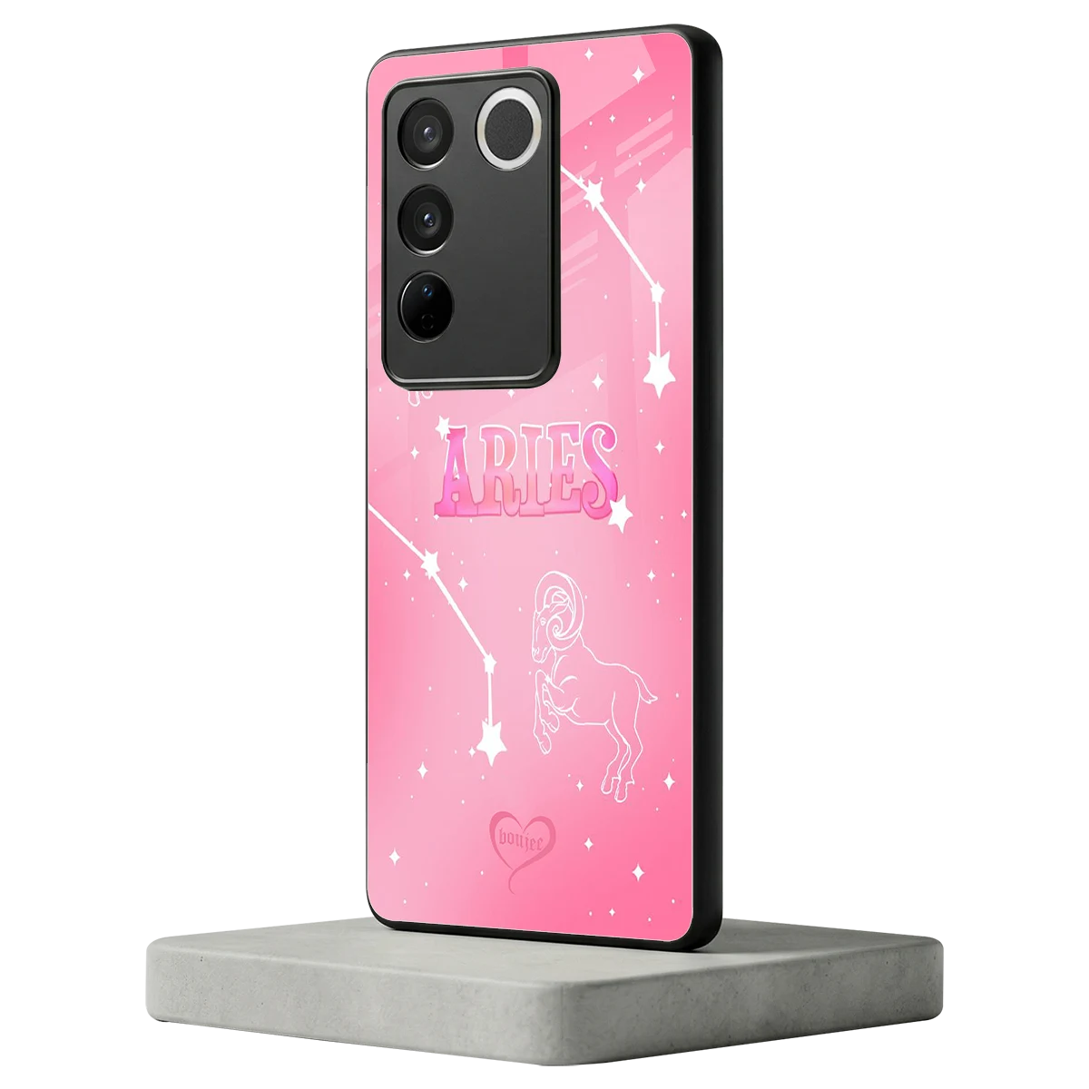 Aries Aura vivo v27 5g mobile cover | shockproof glass phone case