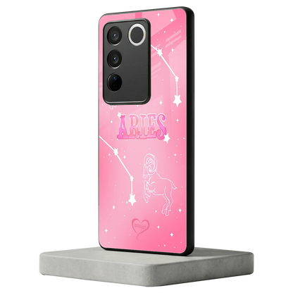 Aries Aura vivo v27 5g mobile cover | shockproof glass phone case