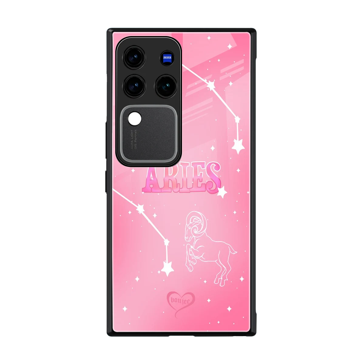 Aries Aura back phone cover | glass case forvivo v30 pro