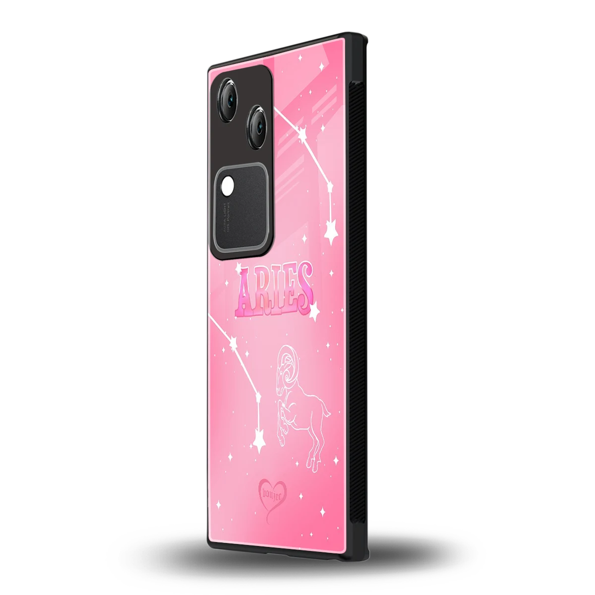 Aries Aura vivo v30 mobile cover | shockproof glass phone case