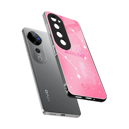 Aries Aura sleek vivo v40 pro cover with tempered glass back and TPU edges