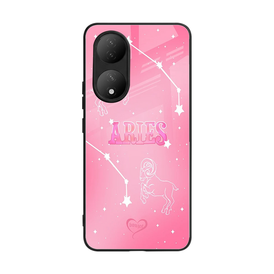 Aries Aura back phone cover | glass case for Vivo-y100