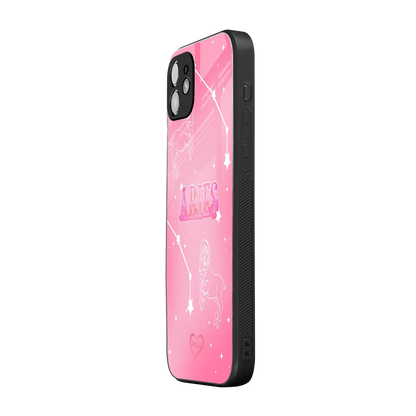 Aries Aura iphone 12 mobile cover | shockproof glass phone case