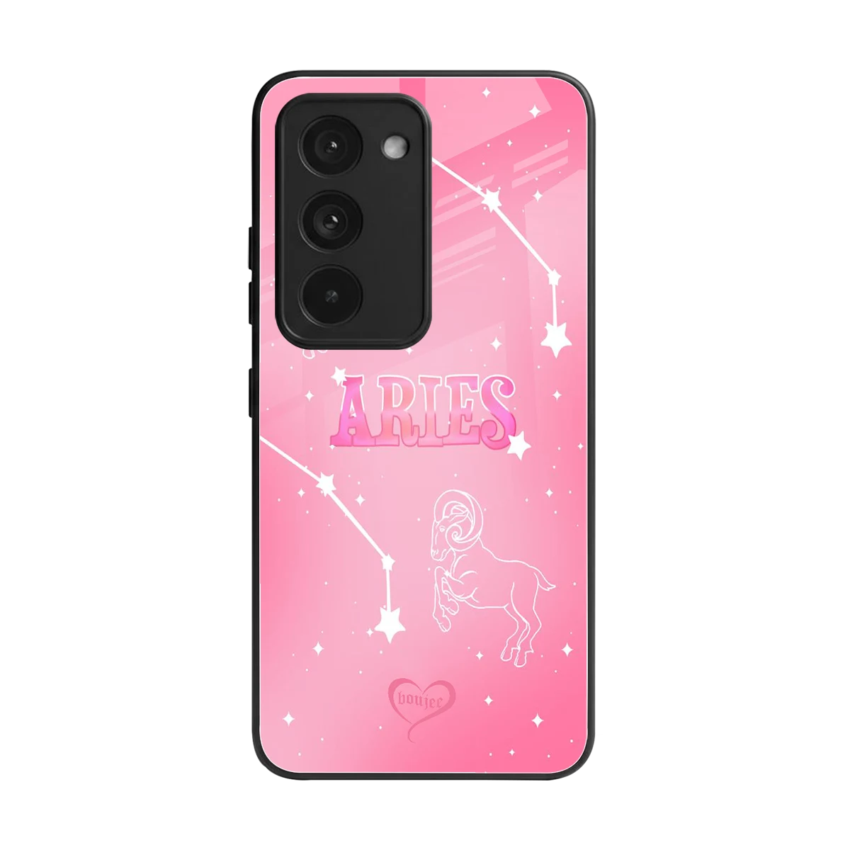 Aries Aura back phone cover | glass case for redmi 15 5g