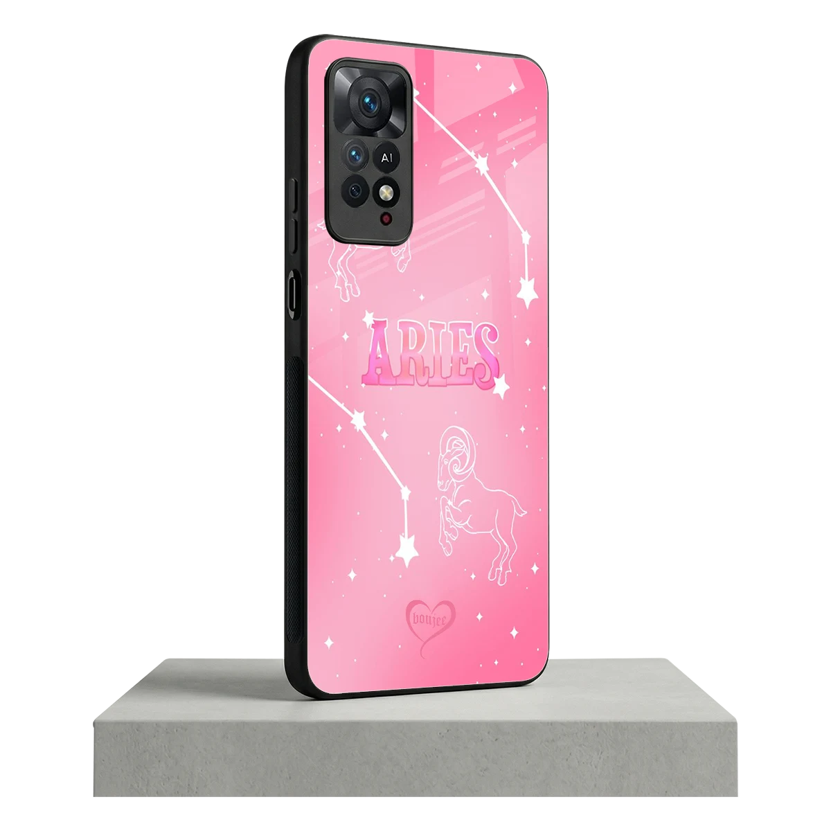Aries Aura redmi note 11 pro mobile cover | shockproof glass phone case