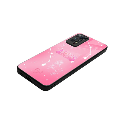 Aries Aura stylish phone case for redmi note 11 pro | glossy glass and slim fit