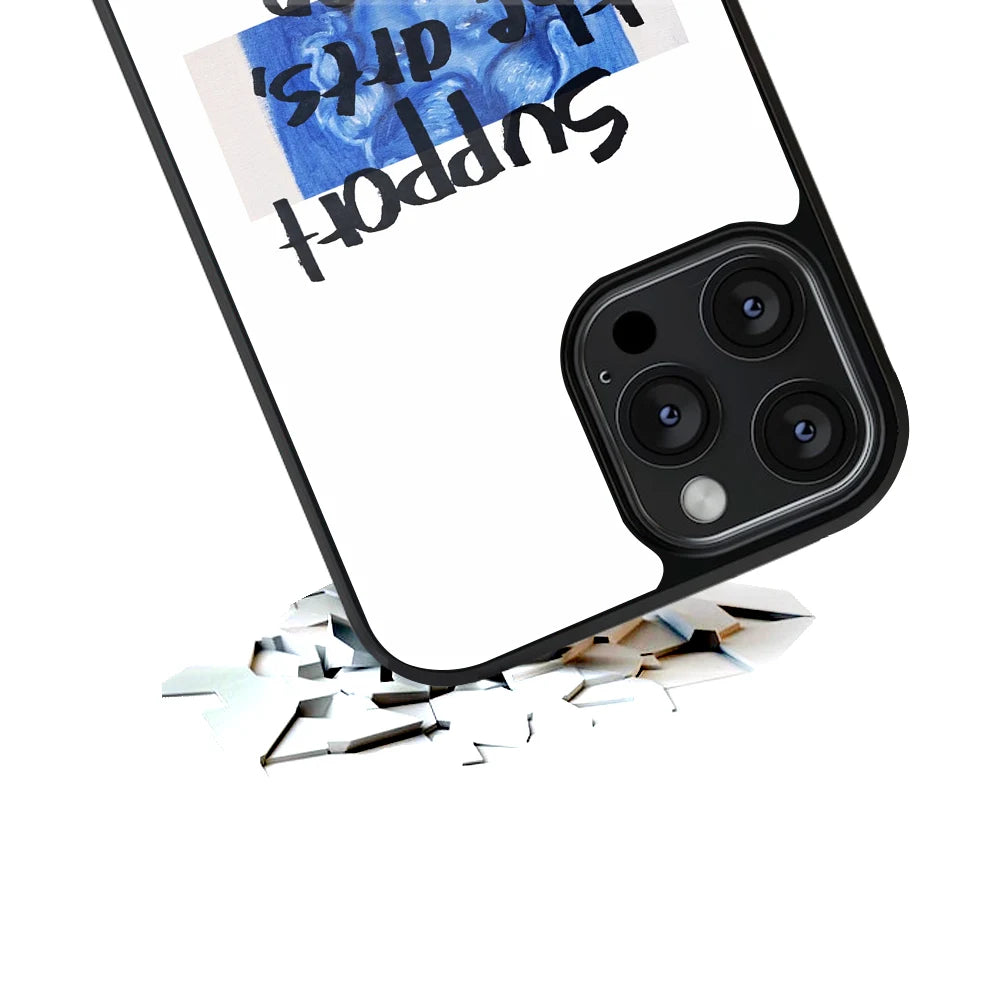 Durable Glass Back Mobile Case for iPhone, Samsung, OnePlus, Google Pixel, Redmi, Vivo, Oppo