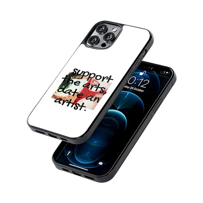 Protective Glass Back Phone Case Compatible with iPhone, Samsung, OnePlus, Pixel & More