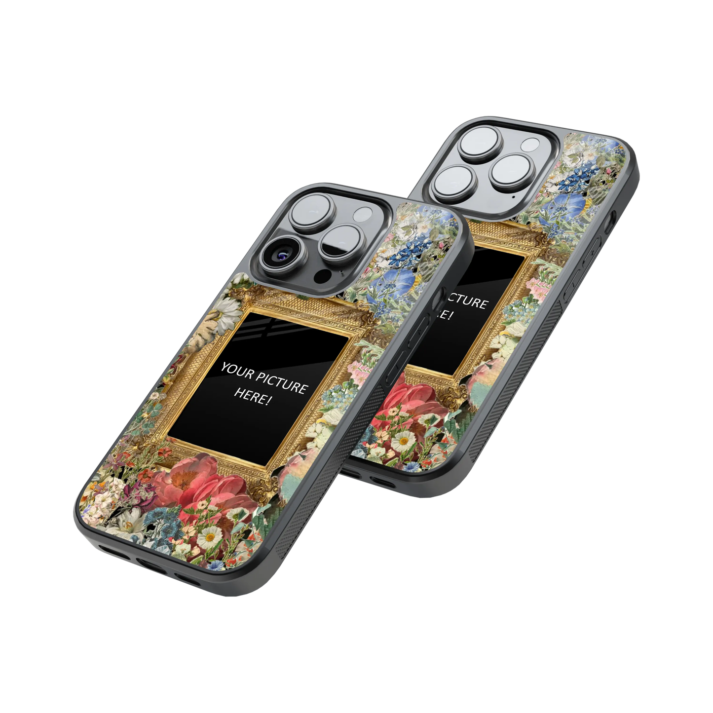 Polaroid Personalised Glass Phone Case