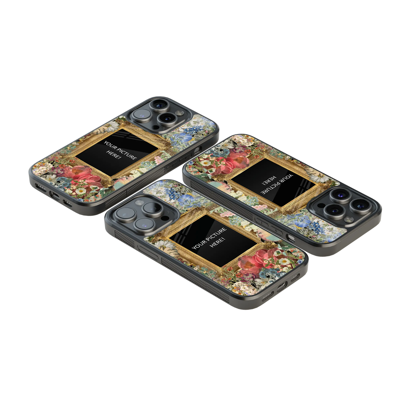 Polaroid Personalised Glass Phone Case