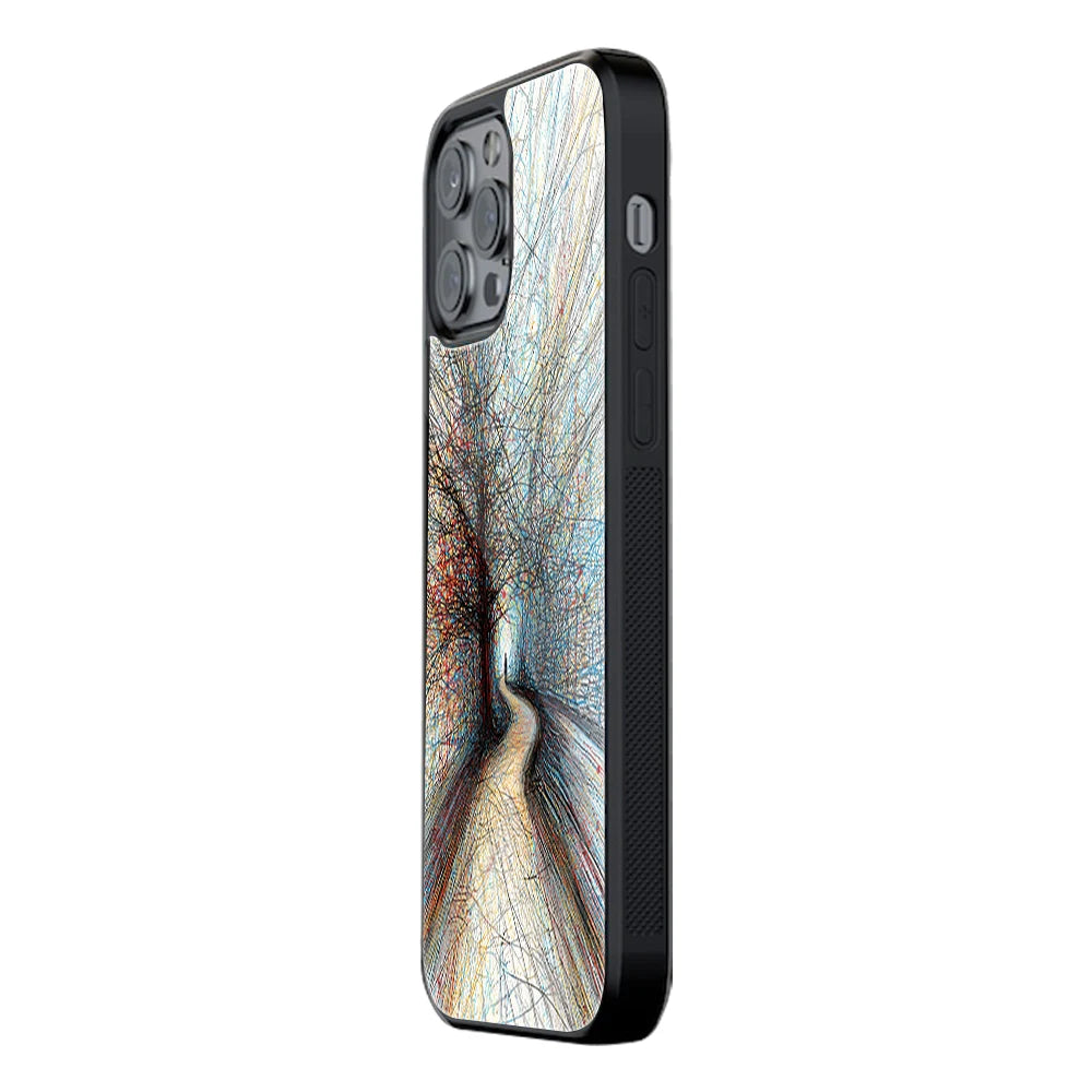 Trendy Glass Back Mobile Case for iPhone, Samsung, Redmi, OnePlus, Google Pixel, Motorola