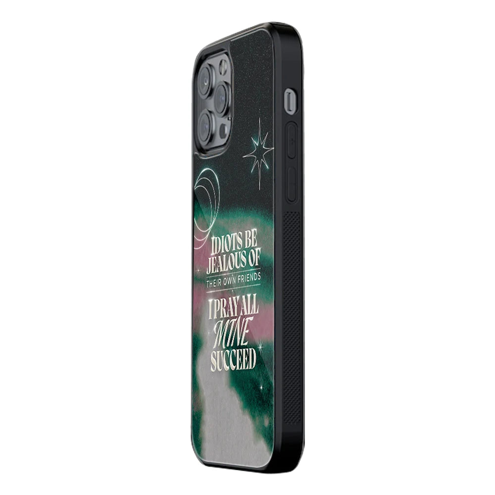 Trendy Glass Back Mobile Case for iPhone, Samsung, Redmi, OnePlus, Google Pixel, Motorola