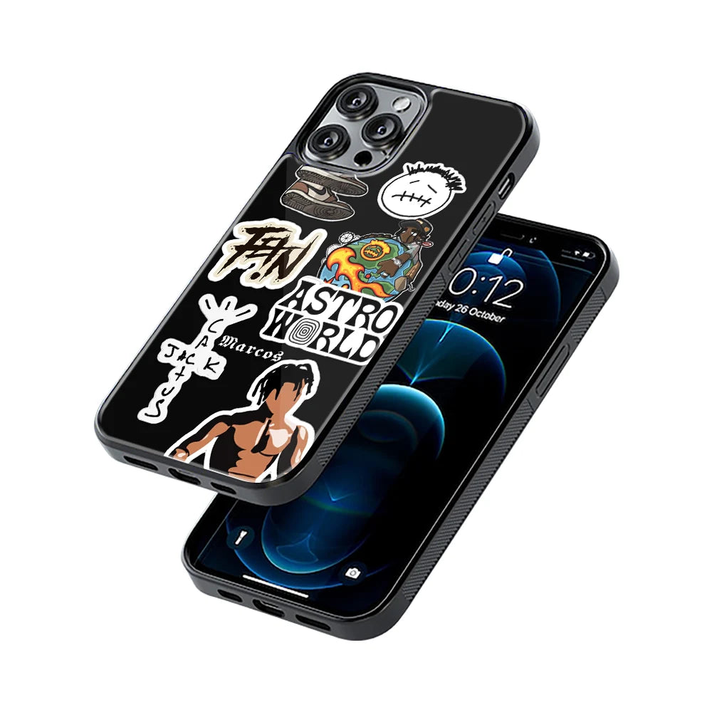 Protective Glass Back Phone Case Compatible with iPhone, Samsung, OnePlus, Pixel & More
