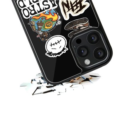 Durable Glass Back Mobile Case for iPhone, Samsung, OnePlus, Google Pixel, Redmi, Vivo, Oppo