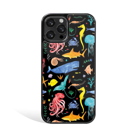 Premium Glass Back Mobile Phone Cover for iPhone, Samsung, OnePlus, Google Pixel, Redmi, Oppo, Vivo & Realme