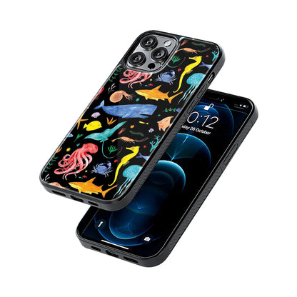 Protective Glass Back Phone Case Compatible with iPhone, Samsung, OnePlus, Pixel & More