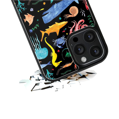 Durable Glass Back Mobile Case for iPhone, Samsung, OnePlus, Google Pixel, Redmi, Vivo, Oppo