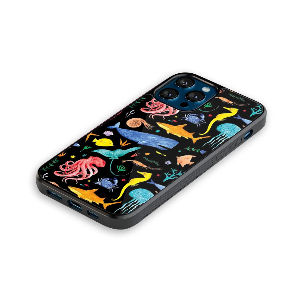 Luxury Glass Back Mobile Cover for iPhone, Samsung Galaxy, OnePlus, Pixel, Redmi & More