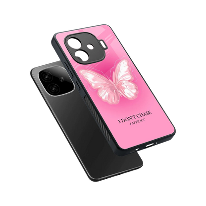 Attract Mode sleek iqoo neo 10r 5g cover with tempered glass back and TPU edges