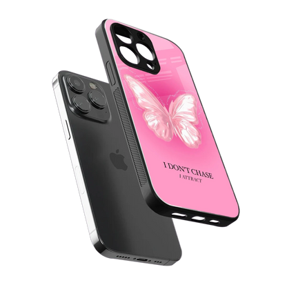 Attract Mode sleek iphone 13 pro cover with tempered glass back and TPU edges