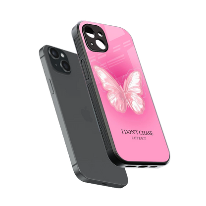 Attract Mode sleek iphone 14 plus cover with tempered glass back and TPU edges