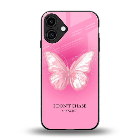 Attract Mode back phone cover | glass case for iphone 16 plus