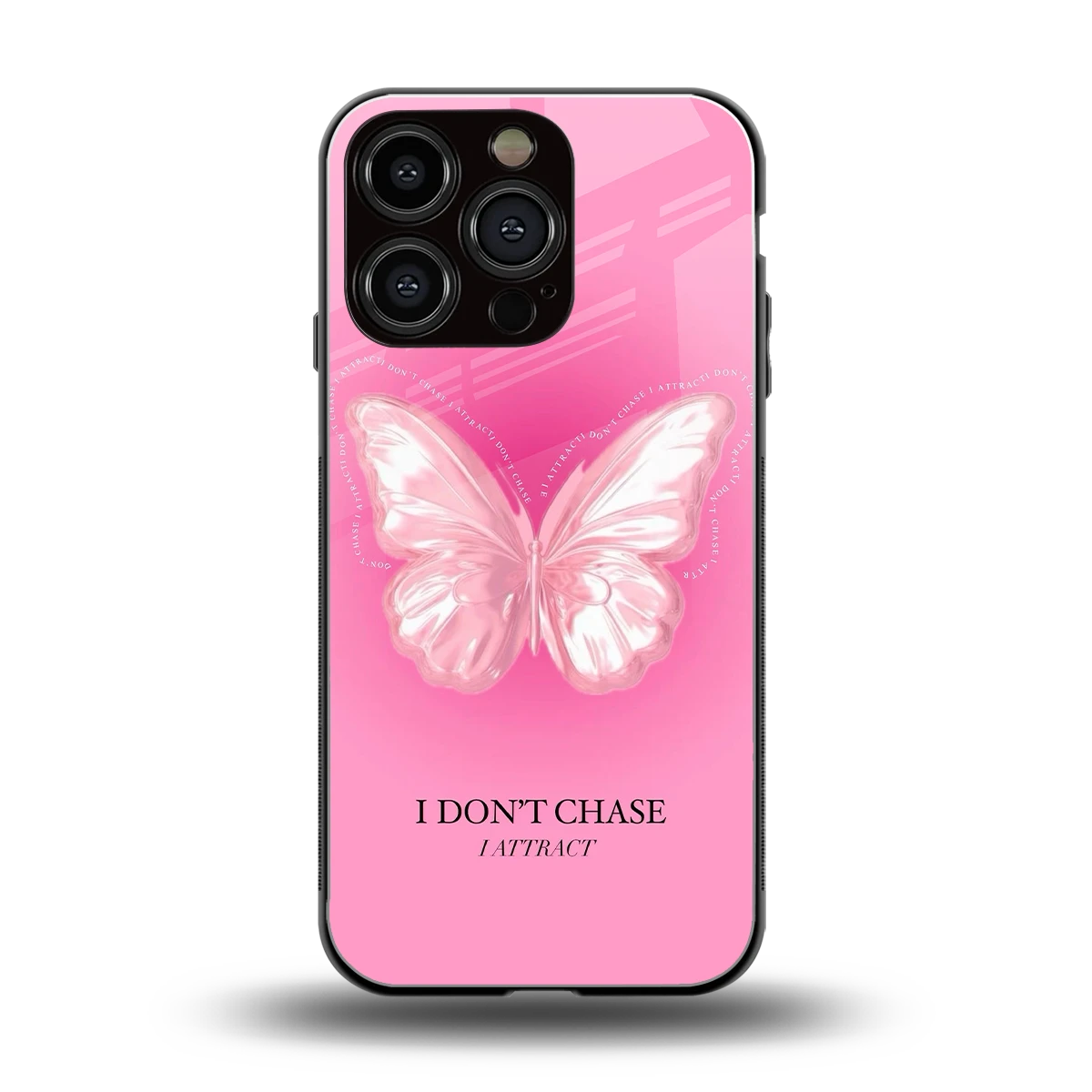 Attract Mode back phone cover | glass case for iphone 16 pro