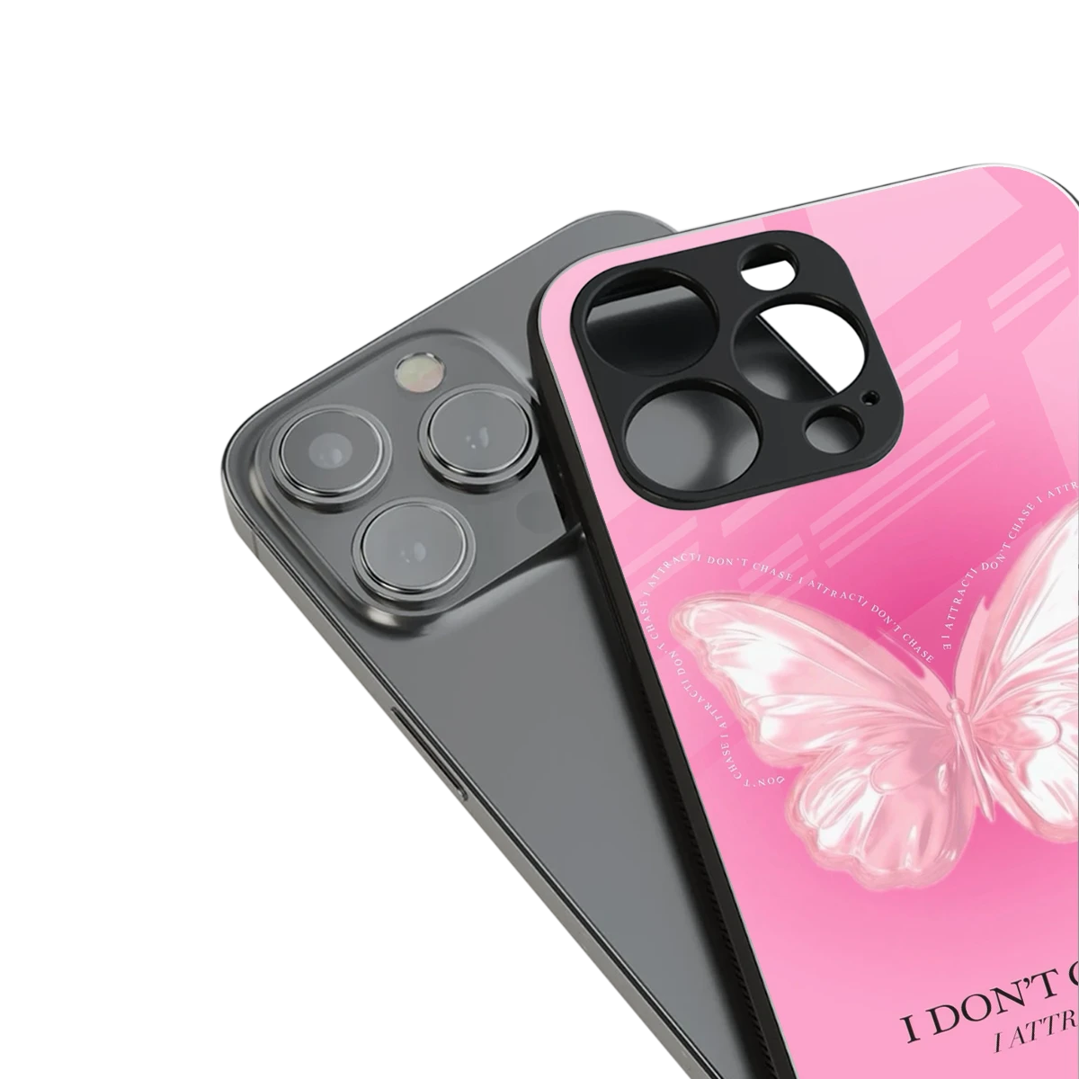 Attract Mode stylish phone case for iphone 15 pro | glossy glass and slim fit