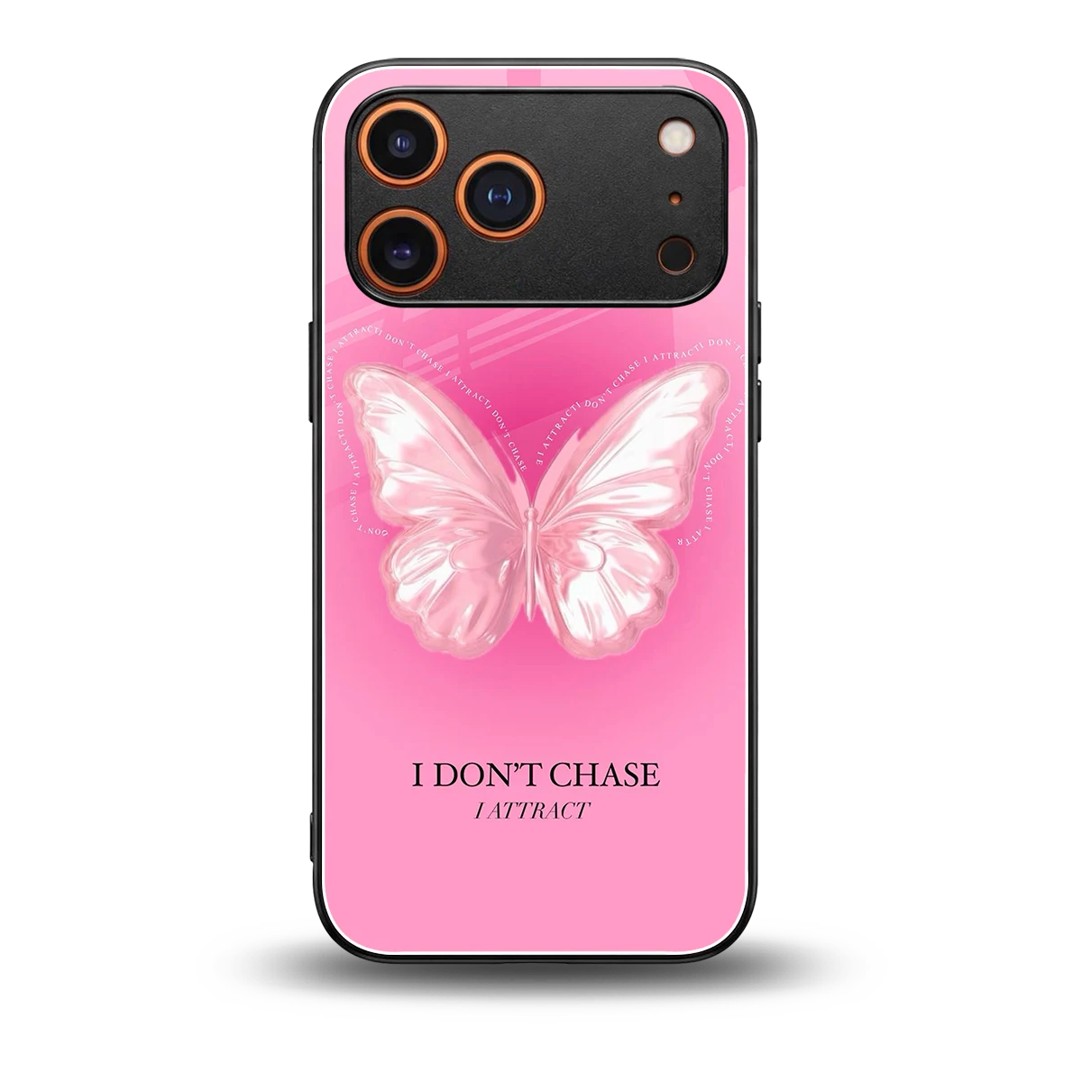 Attract Mode back phone cover | glass case for iphone 17 pro