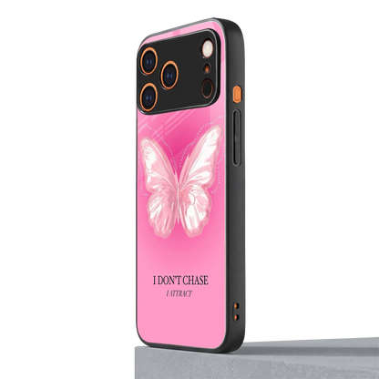 Attract Mode iphone 17 pro mobile cover | shockproof glass phone case