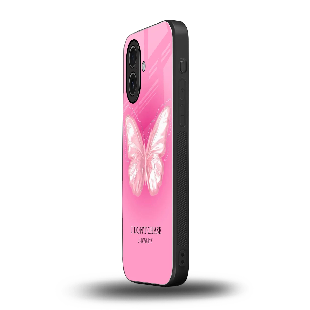 Attract Mode iphone 17 mobile cover | shockproof glass phone case
