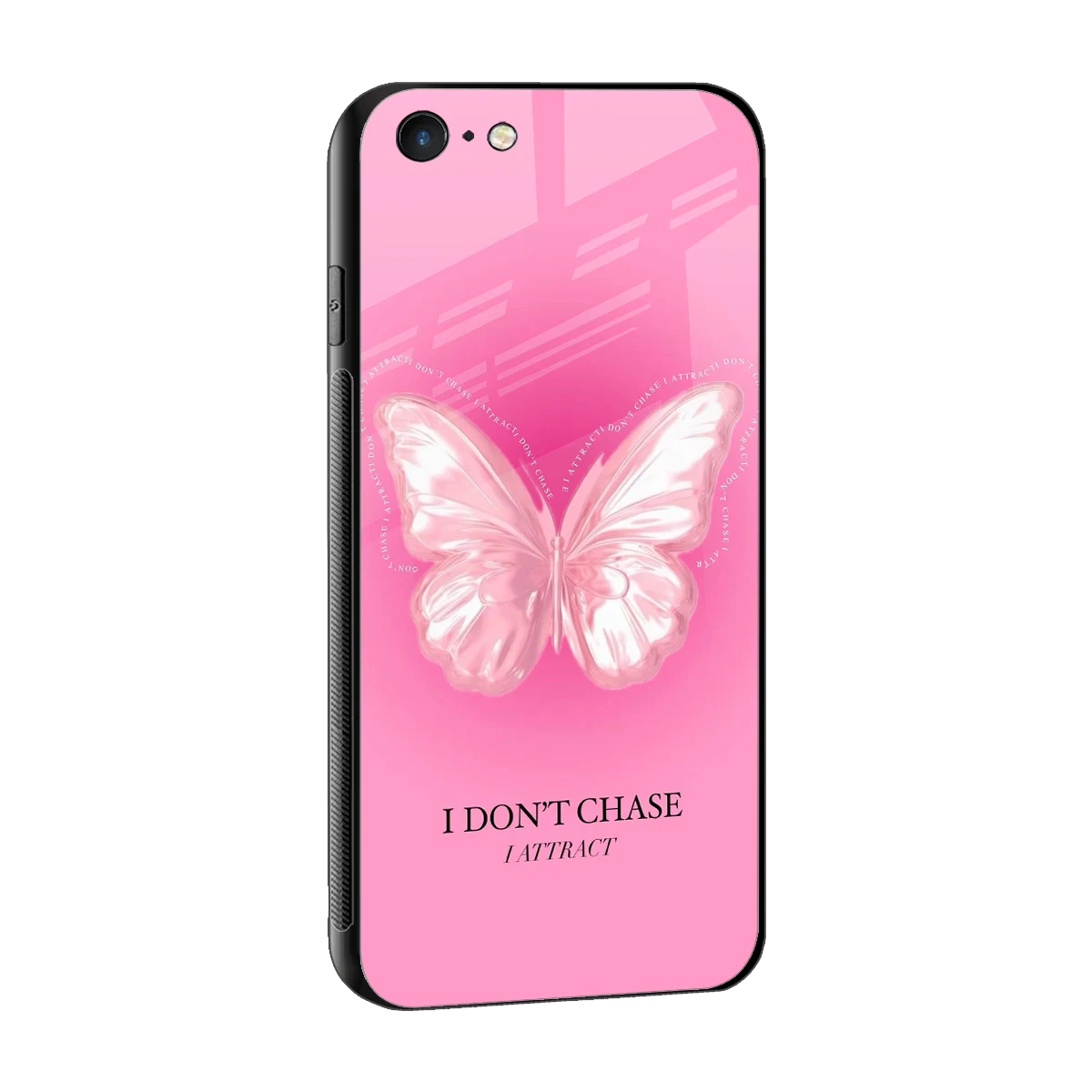 Attract Mode sleek iphone 6s plus cover with tempered glass back and TPU edges