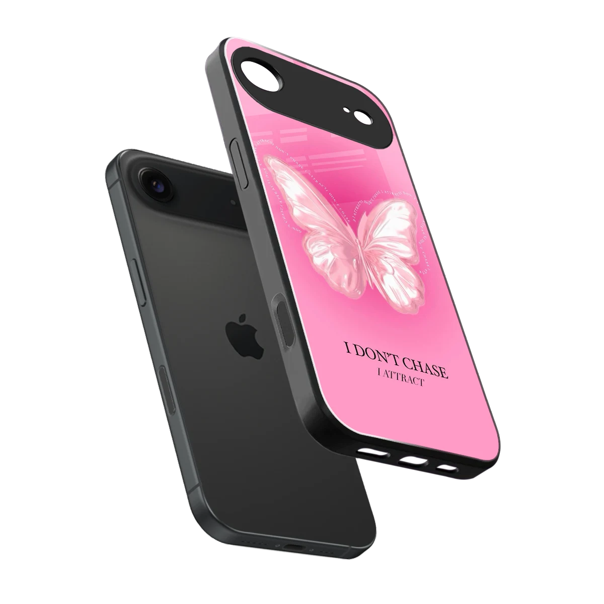 Attract Mode sleek iphone air cover with tempered glass back and TPU edges