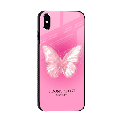 Attract Mode sleek iphone xs max cover with tempered glass back and TPU edges
