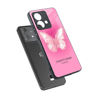 Attract Mode sleek motorola edge 40 neo 5g cover with tempered glass back and TPU edges