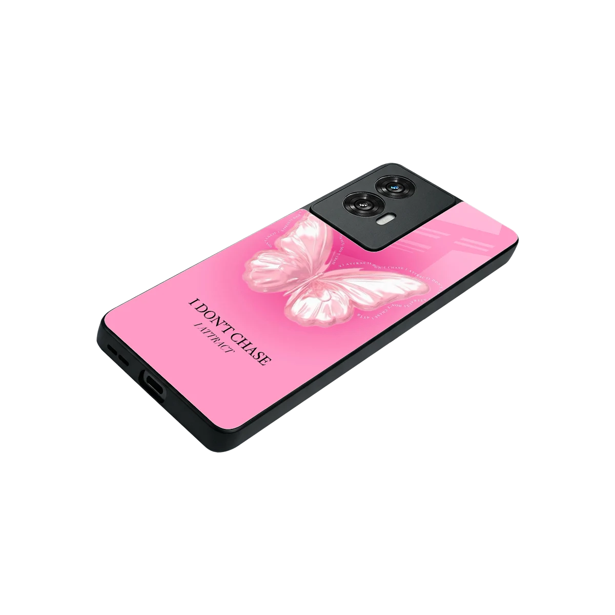 Attract Mode stylish phone case for motorola edge 50 fusion | glossy glass and slim fit