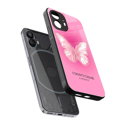 Attract Mode sleek nothing phone 2 cover with tempered glass back and TPU edges