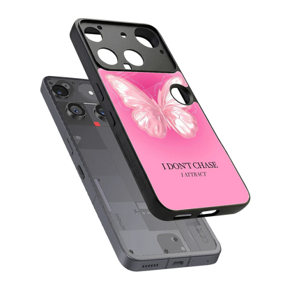 Attract Mode sleek nothing phone 3 cover with tempered glass back and TPU edges