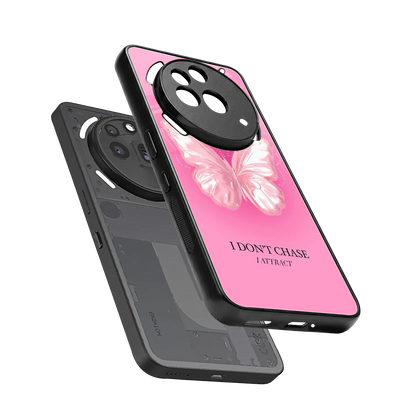 Attract Mode sleek nothing phone 3a pro cover with tempered glass back and TPU edges