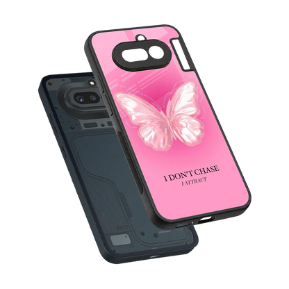 Attract Mode sleek nothing phone 4a cover with tempered glass back and TPU edges