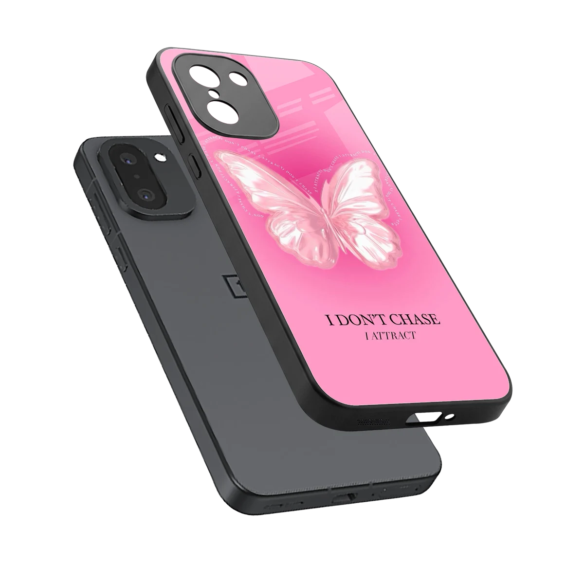 Attract Mode sleek oneplus 15r cover with tempered glass back and TPU edges