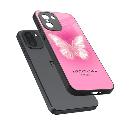 Attract Mode sleek oneplus 15r cover with tempered glass back and TPU edges