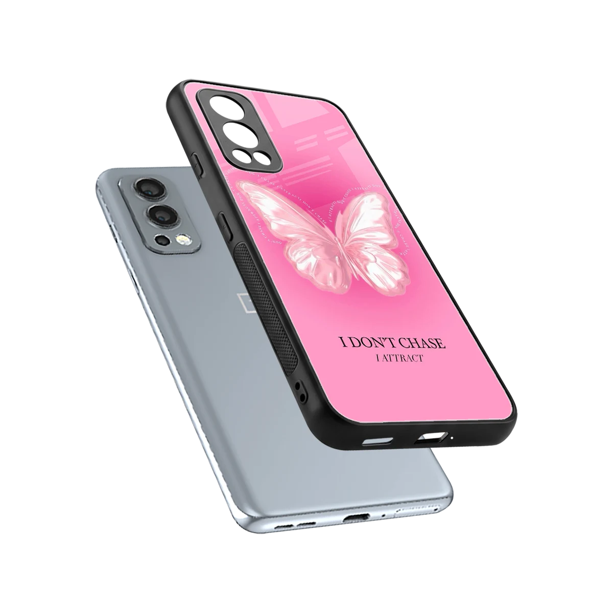 Attract Mode sleek oneplus nord 2 cover with tempered glass back and TPU edges