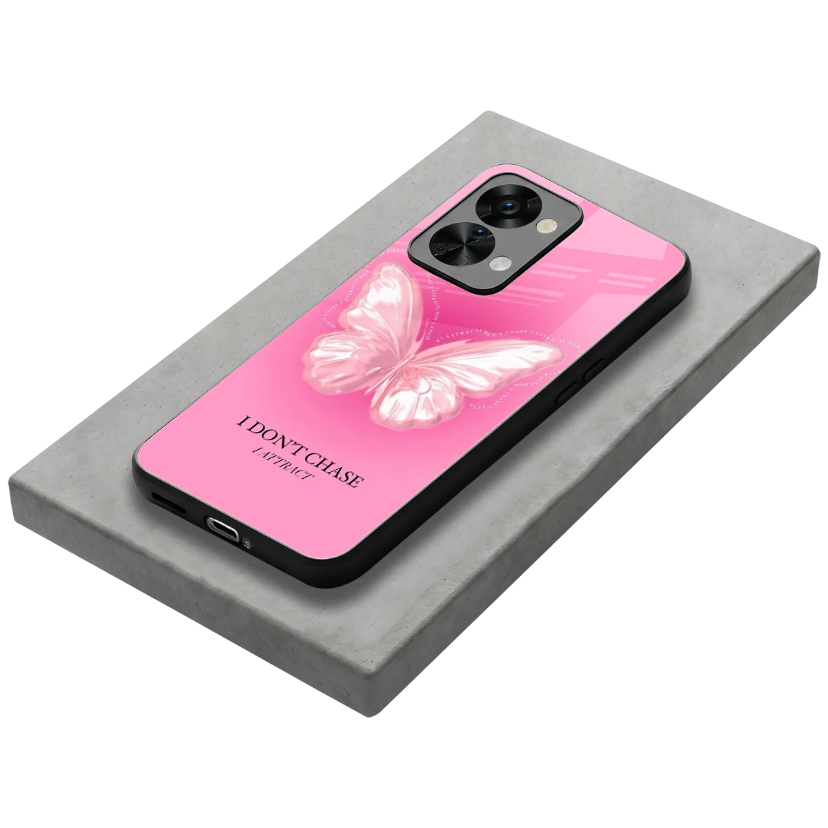 Attract Mode stylish phone case for oneplus nord 2t | glossy glass and slim fit