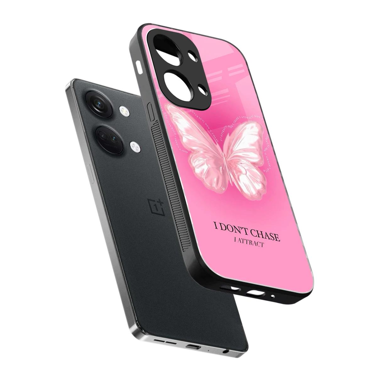 Attract Mode sleek oneplus nord 3 cover with tempered glass back and TPU edges