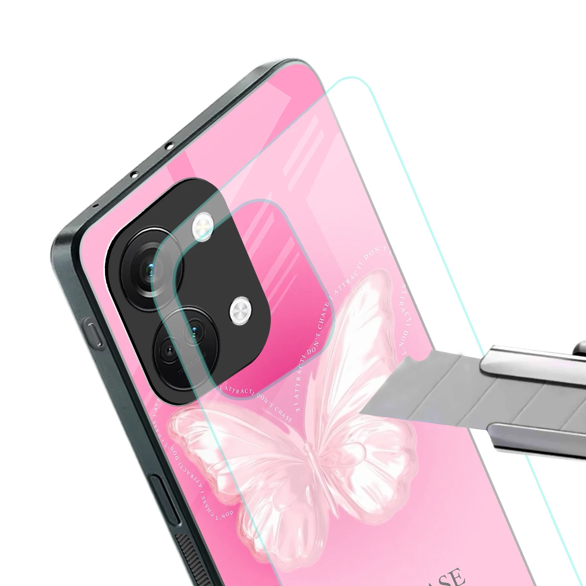 Attract Mode stylish phone case for oneplus nord 3 | glossy glass and slim fit