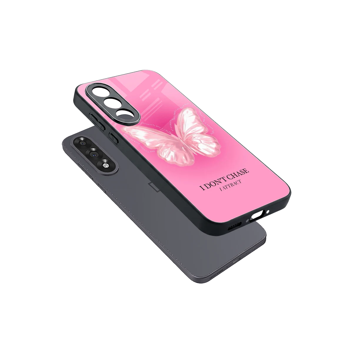 Attract Mode sleek oneplus nord 5 cover with tempered glass back and TPU edges