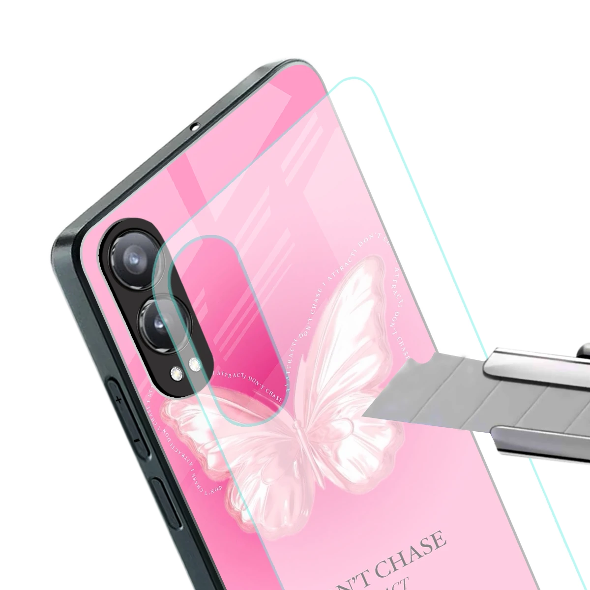 Attract Mode stylish phone case for oneplus nord ce 4 lite | glossy glass and slim fit