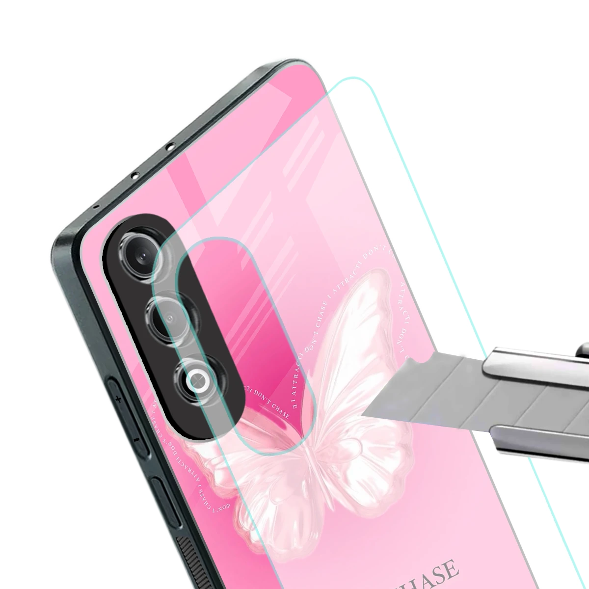 Attract Mode stylish phone case for oneplus nord ce 4 | glossy glass and slim fit